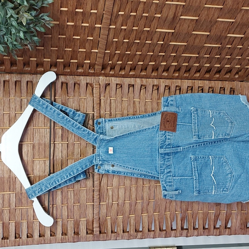 Lucky Brand Girls Shortalls Size 7 - Picture 6 of 9